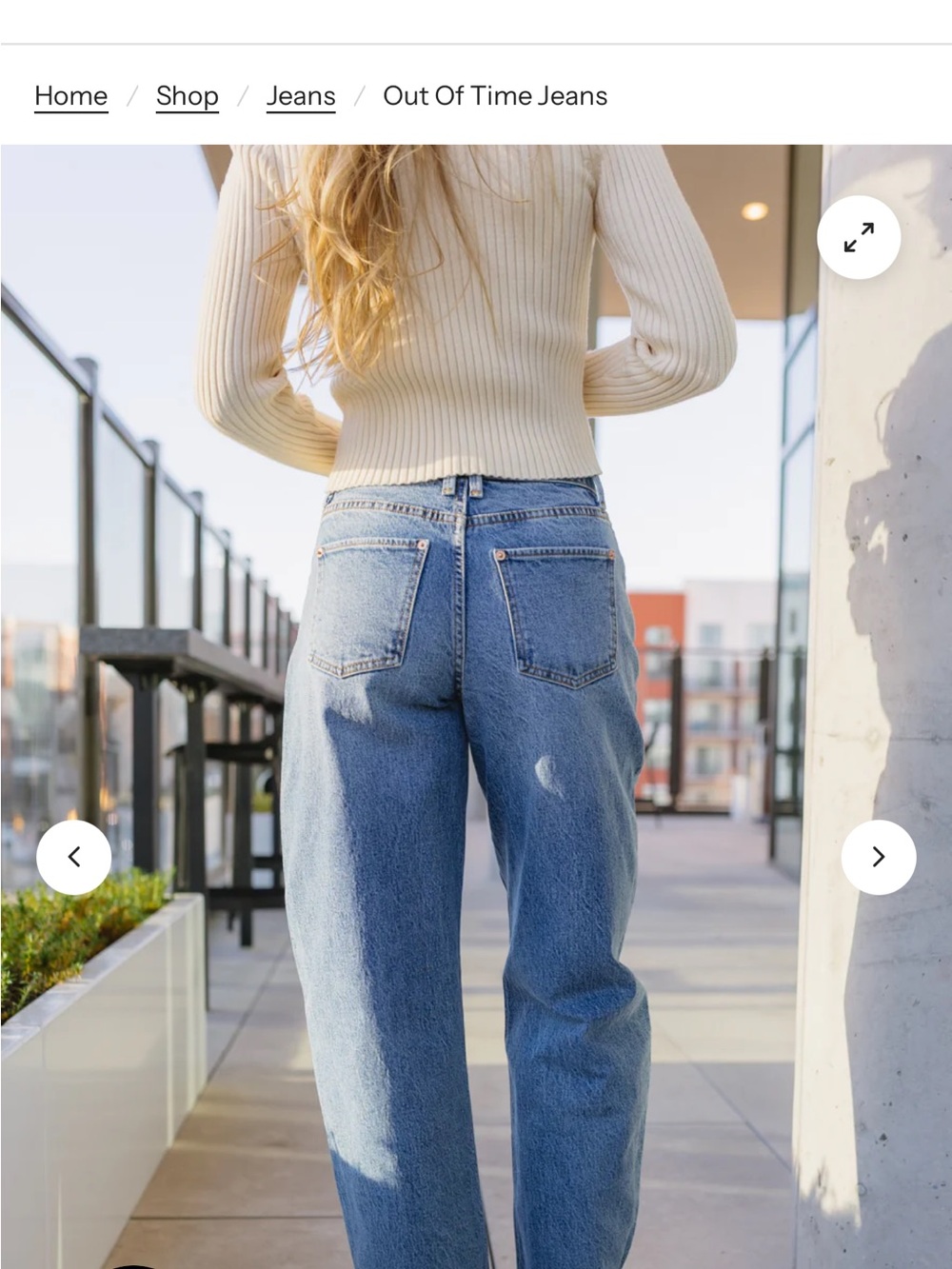 Out of time Vestique boutique Jeans - Picture 2 of 3